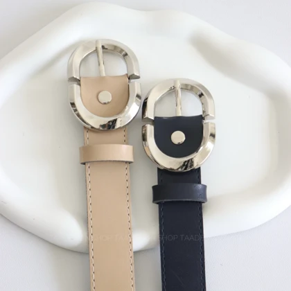 کمربند چرمی مات زنانه مدل be7034