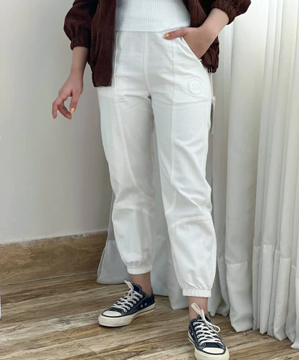 شلوار اسلش کتان کد 2515