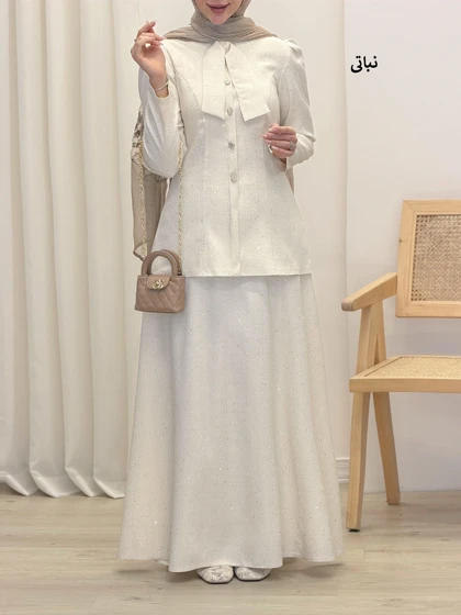 4058-کت و دامن یارا (ایراددار)