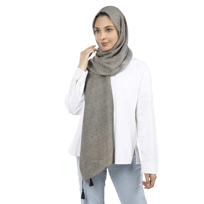 شال طرح خطی زنانه - 39251734