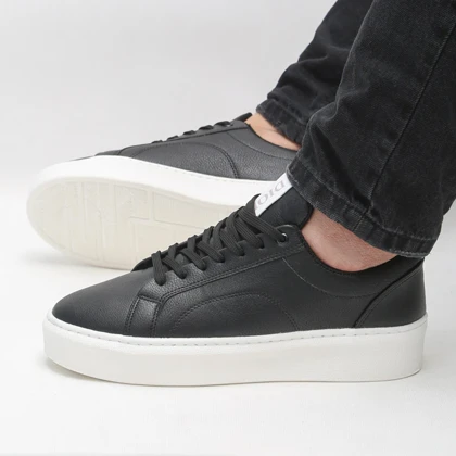 کفش و کتانی روزمره و راحتی مردانه مدل DIOR رنگ مشکی سفید کد 41238