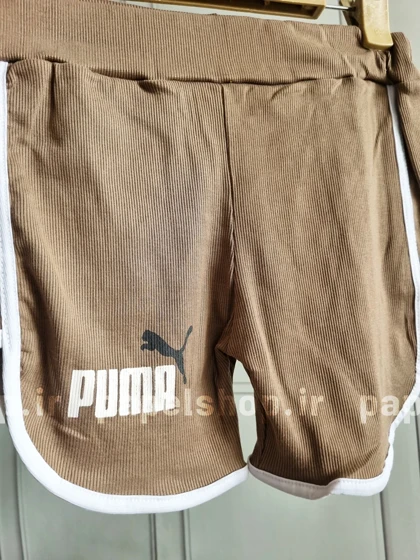 ست کراپ و شورتک طرح پوما Puma