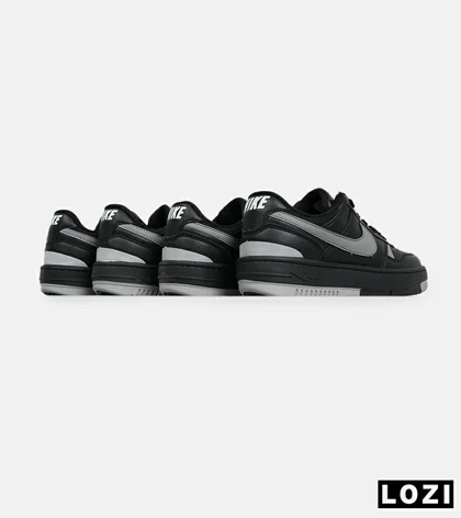 کفش کتانی بزرگ پا مشکی طوسی Nike Gama Force Sail مدل 6733