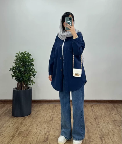 مانتو بلند لینن غنچه(ایراد دار)