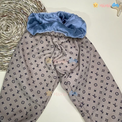 ست هودی شلوار دخترانه داخل خز Louis Vuitton