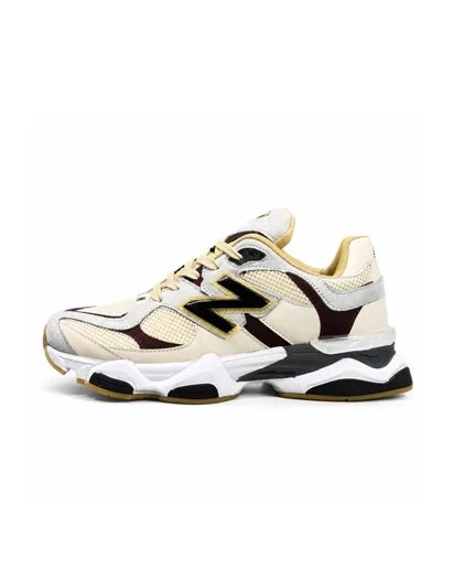 کفش کتانی مردانه مدل نیوبالانس 9060 کرم مشکی New Balance 9060