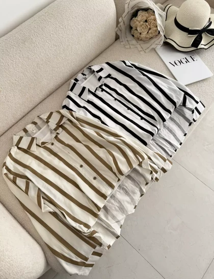 شومیز راه راه3056