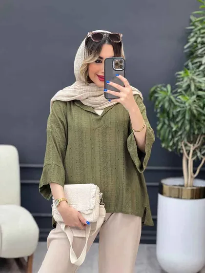 شومیز جلو بسته هلما