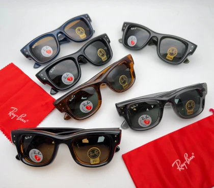 عینک آفتابی زنانه مردانه ری‌بن ویفر پافر Ray-Ban Wayfarer Puffer با طراحی لوکس وجدیدترین خرید اقساط