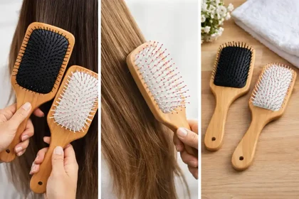 شانه چوبی بزرگ مدل بامبو