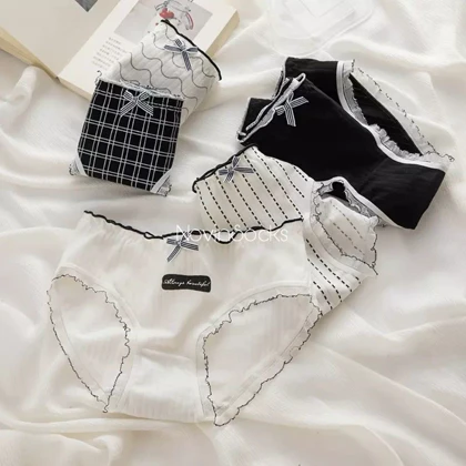 شورت سیاه سفید طرح beautiful