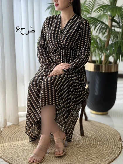 پیراهن آستردار چپ و راستی کد2429