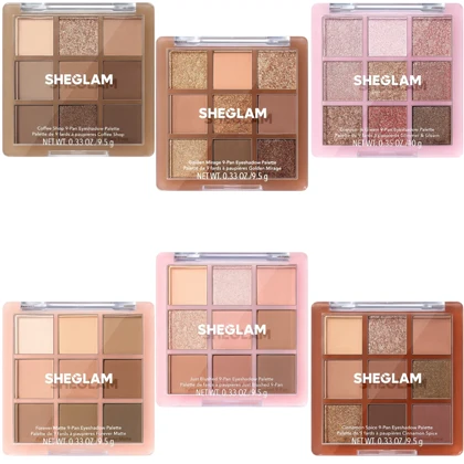 پالت سایه چشم 9 رنگ شیگلم SHEGLAM