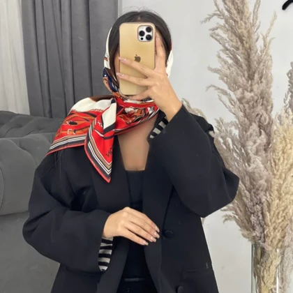 مینی اسکارف ابریشم 260228