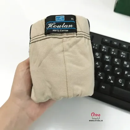 شورت جدید مردانه صد در صد نخی نیم پا HOUTAN