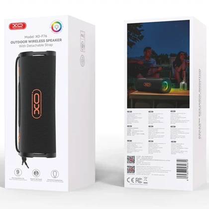 اسپیکر بلوتوثی ایکس او XO مدل F76 با نور RGB و توان 30 وات
