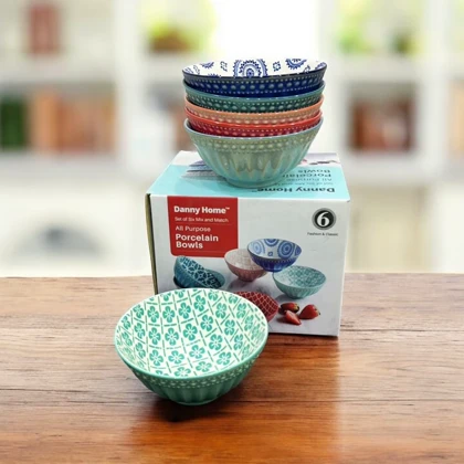 ست کاسه آبگوشت خوری طرح دار دنی هوم / BA42