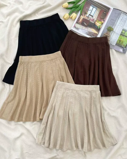 دامن بافت کوتاه کد 5304