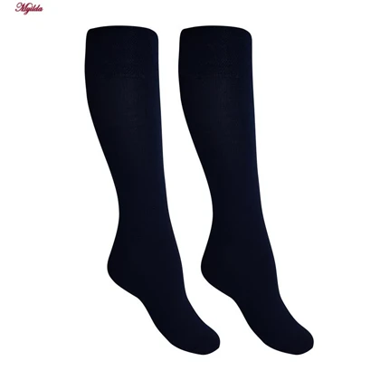 جوراب ساق بلند مردانه مدل پنبه‌ای سرمه ای ضیاکو کد 5181-337