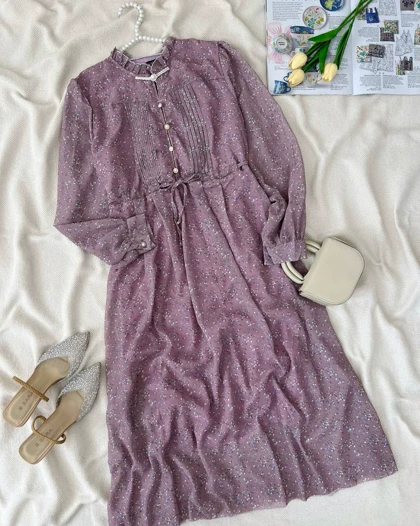 پیراهن حریر بلند کد 5034