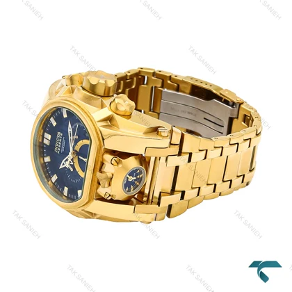 اینویکتا زئوس طلایی صفحه سرمه ای مردانه Invicta-6256-G