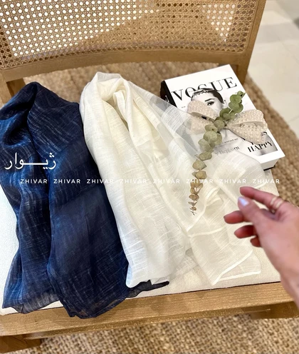 شال ساده حریر ویسکوز