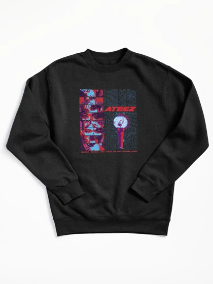 دورس Ateez | دورس ایتیز طرح Ateez OT8 Retro Streetwear Inspired Design کد 246230