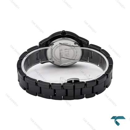 دنیل ولینگتون زنانه سرامیکی مشکی ایندکس طلایی DW-6314-L