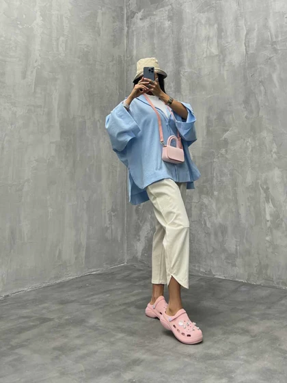 شومیز آستین کوتاه