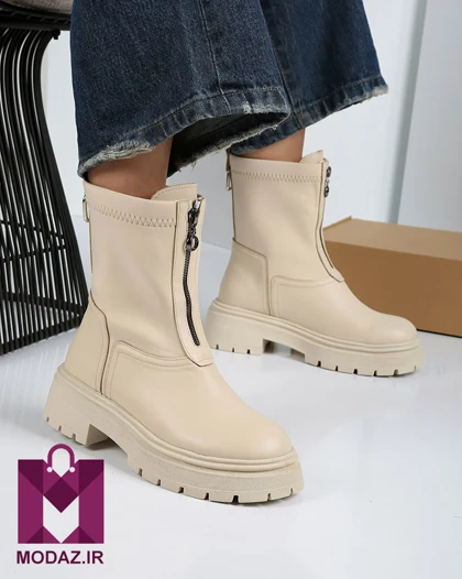 بوت زنانه زمستانه جلو زیپ BOOT 8373