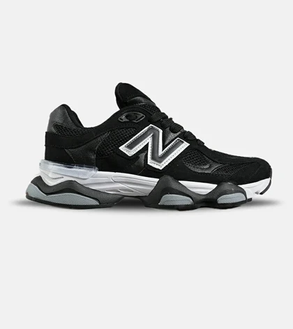 کفش کتانی مردانه و زنانه مشکی سفید NEW BALANCE 9060 مدل 7203