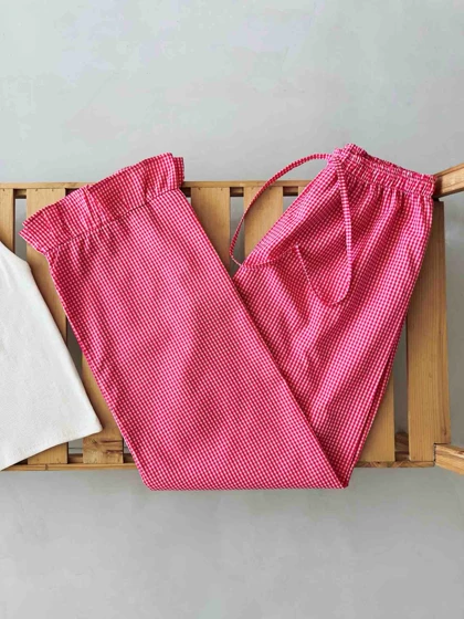 ست لباس راحتی پیژامه و تاپ زنانه