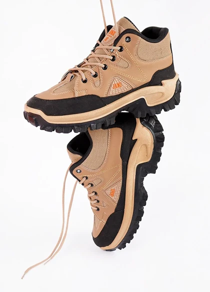 کفش ساق‌دار مردانه کرم مدل JAX