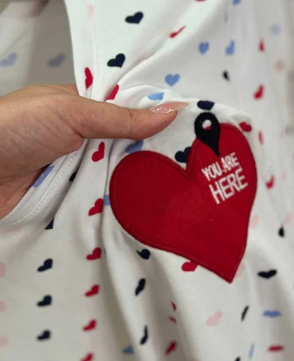 بلوز شلوار نرمال سکسن کد41125-A