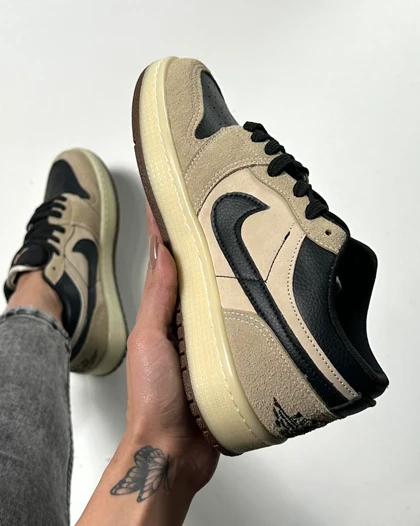 کتانی AIR JORDAN مشکی کرم کد 1200132