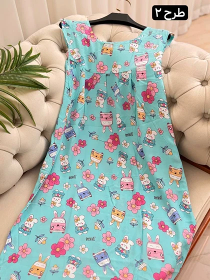 پیراهن نخی صبا کد 1912