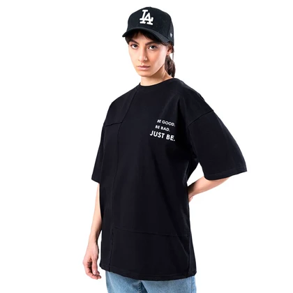 زیگ تیشرت آستین کوتاه black just be tshirt-9824