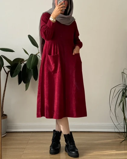 پیراهن مانتویی پاییزه سوگل 1