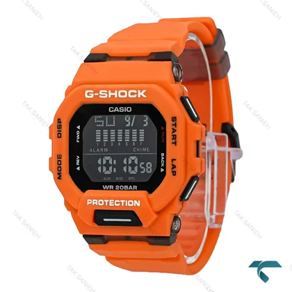 ساعت کاسیو جیشاک GB200 مردانه نارنجی Casio-7409-G