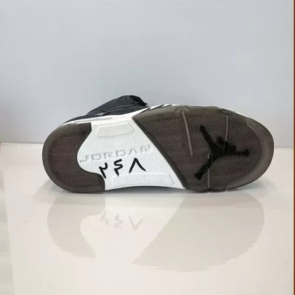 کفش بسکتبالی نایک جردن 5 Jordan مشکی زیر سفید