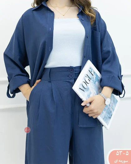 شلوار بگ رنگی 5305