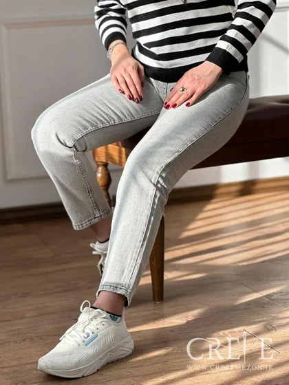 شلوار جین مام استایل قد 94