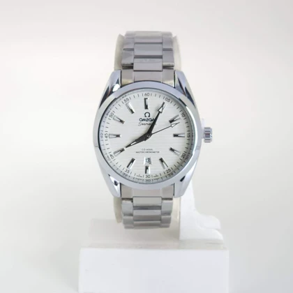 ساعت مچی مردانه اومگا Omega تاریخ دار با ماندگاری رنگ بالا