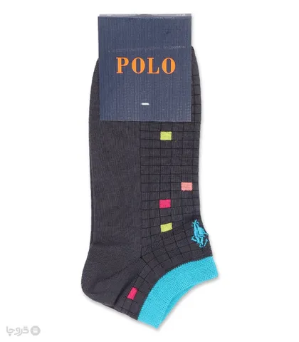 جوراب مچی گلدوزی کد 60007 طرح Polo