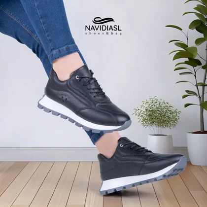 کفش زنانه چرم اسپرت کد 2035023