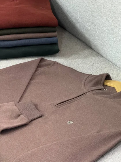 پلیور دورس مردانه جلو زیپ پیمان 1