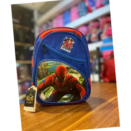 کوله پشتی مدرسه طرح دار چند زیپ(پیش دبستانی)