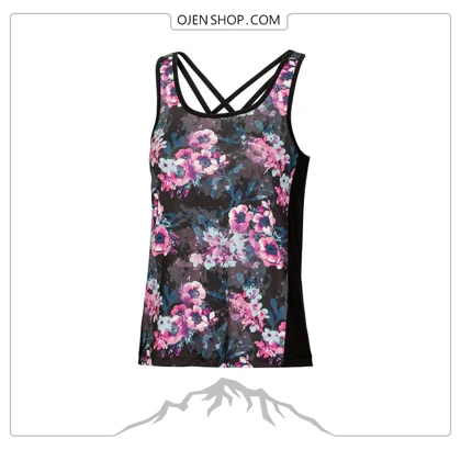 تاپ زنانه بندی طرح دار crivit