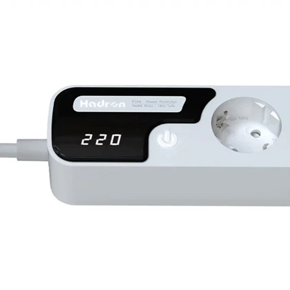 چندراهی و محافظ برق هارمونیک هادرون Hadron مدل P244 با برق ارت دار 3920 وات