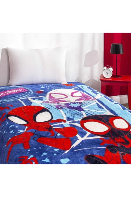 پتو یک نفره Taç مدل Spidey Team پلی‌استر - چندرنگ
